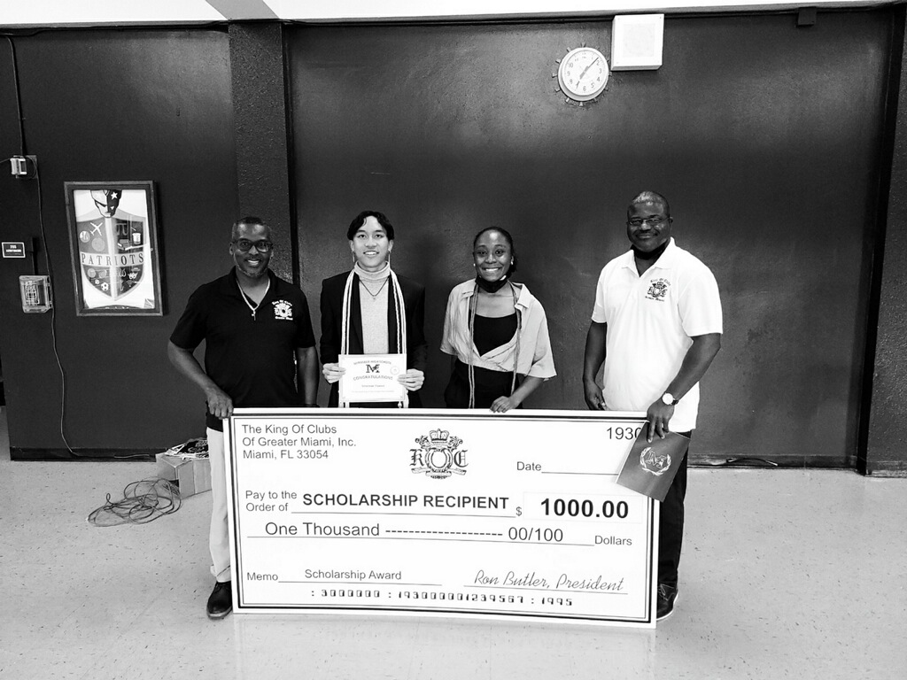 King of Clubs of Greater Miami annual scholarship banquet honoring student recipients